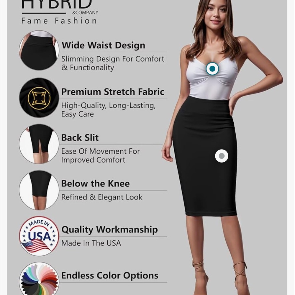 Hybrid & Co. Women’s Pencil Skirt